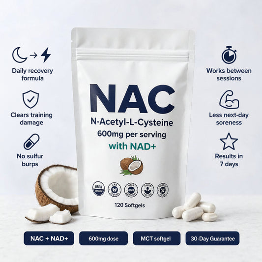 Advert NAC600 + NAD Daily Complex — Athletic Recovery